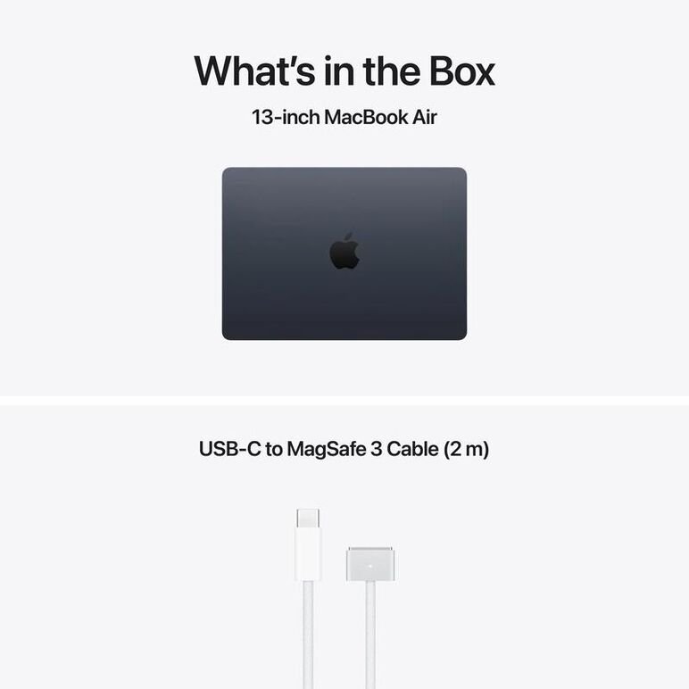 Macbook air 13.6" retina/apple m5 (cpu 10-core, gpu 10-core, neuralengine16-core)/32gb/512gb - midnight - int kb (no adapter) - 2026  (cto from mdhe4ro/a),  Laptopuri | electropc.ro