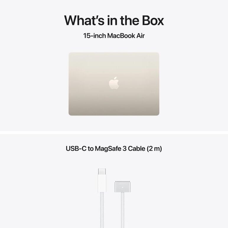 Macbook air 15.3" retina/apple m5 (cpu 10-core, gpu 10-core, neuralengine16-core)/32gb/1tb - starlight - int kb (no adapter) - 2026 (cto from mdvf4ro/a),  Laptopuri | electropc.ro