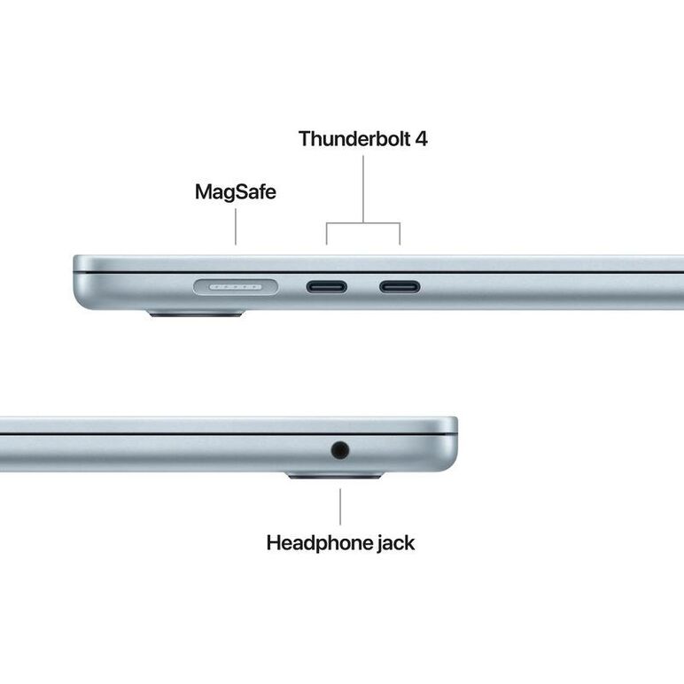 Macbook air 15.3" retina/apple m5 (cpu 10-core, gpu 10-core, neuralengine16-core)/32gb/512gb - sky blue - int kb (no adapter) - 2026  (cto from mdvq4ro/a),  Laptopuri | electropc.ro