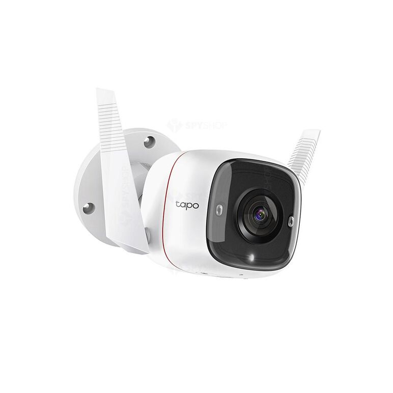 Outdoor security wi-fi camera, 2-pack spec: 2k (2304x1296), 2.4 ghz, 2t2r, 2 × external antennas, 1 × ethernet port feature: smart ai detection and notifications (motion, people), sound and light alarm, remote control, two-way audio, voice control (works ,  Camere supraveghere IP | electropc.ro