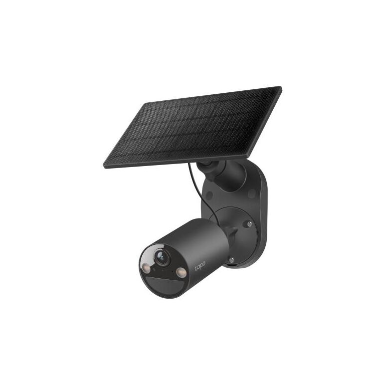 Solar-powered security camera kit 1 × tapo c411, 1 × tapo a201 spec:1080p (1920*1080), 2.4 ghz, solar panel (5.2v, 2.5w) feature: non-stop power, flexible solar installation, smart detection and notifications (motion, people), color night vision, sound an,  Camere supraveghere IP | electropc.ro