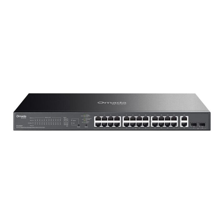 Switch tp-link es228gp 28-port gigabit, 24-port poe+, 250w, rack,  Switch-uri | electropc.ro