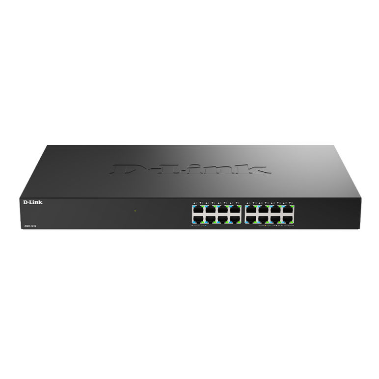 Switch unmanaged d-link 16-port 2.5g multi-gigabit, capacitate 80gbps, negru,  Switch-uri | electropc.ro