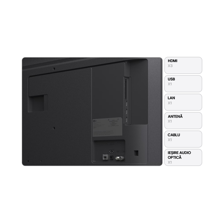 Televizor lg led 55ua74003lb, 139 cm, smart, 4k, clasa g,  Televizoare | electropc.ro