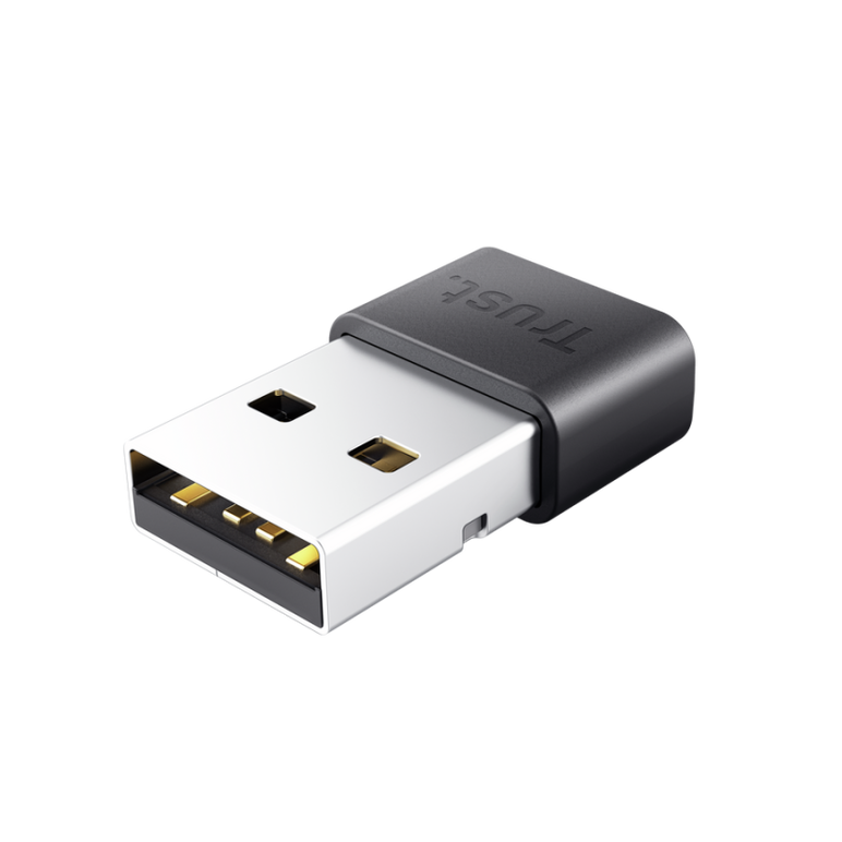 Adaptor bluetooth trust myna 5.4, viteza maxima transfer 0375 mb/s, negru,  Cabluri periferice | electropc.ro