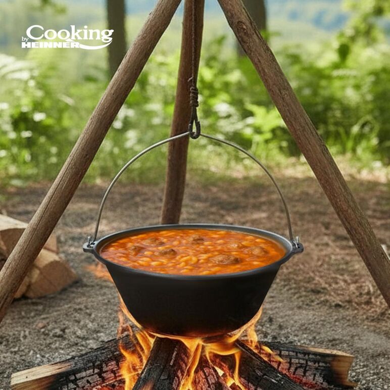 Ceaun din fonta pura, 54x23 cm, 30 l, cooking by heinner,  Tavi copt | electropc.ro