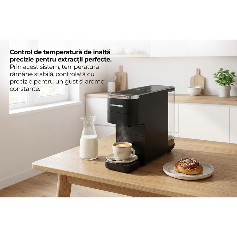 Espressor cu capsule heinner cafe supreme hemc-dd15bk,  Espressoare | electropc.ro