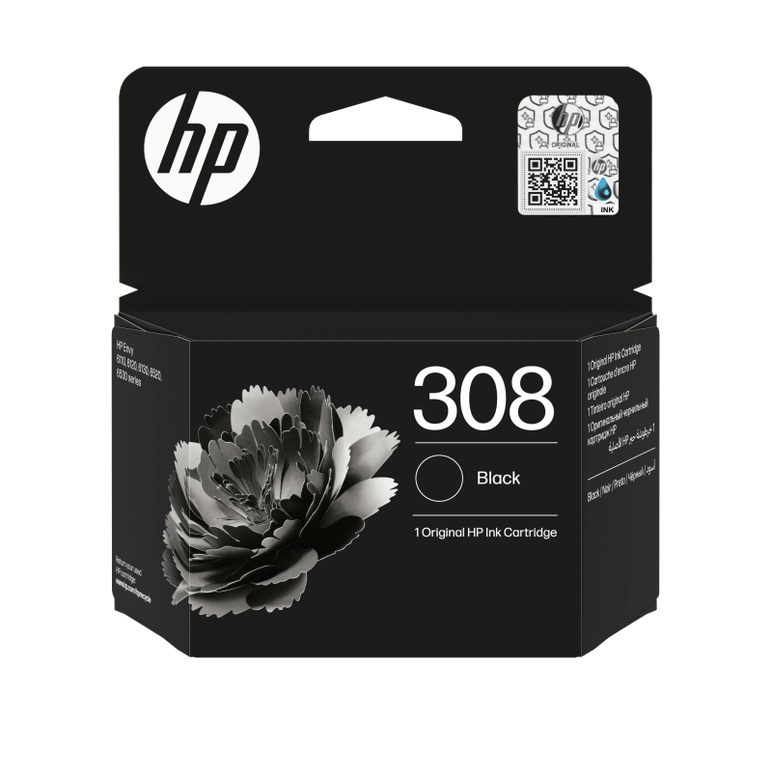 Hp 308 black original ink cartridge. cartridge capacity: standard yield, black ink type: pigment-based ink, supply type: single pack, printing colours: black, quantity per pack: 1 pc(s), black ink page yield: 160 pages,  Cartuse cerneala | electropc.ro