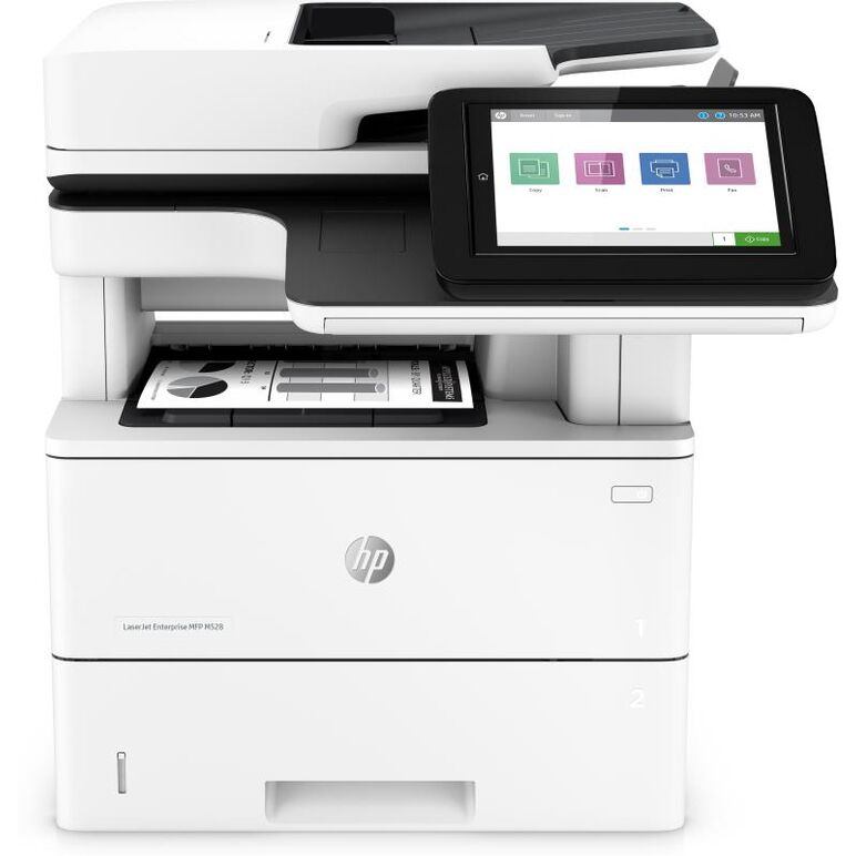 Hp laserjet enterprise mfp m528dn. print technology: laser, printing: mono printing, maximum resolution: 1200 x 1200 dpi. copying: colour copying, maximum copy resolution: 600 x 600 dpi. scanning: colour scanning, optical scanning resolution: 600 x 600 dp,  Multifunctionale laser | electropc.ro