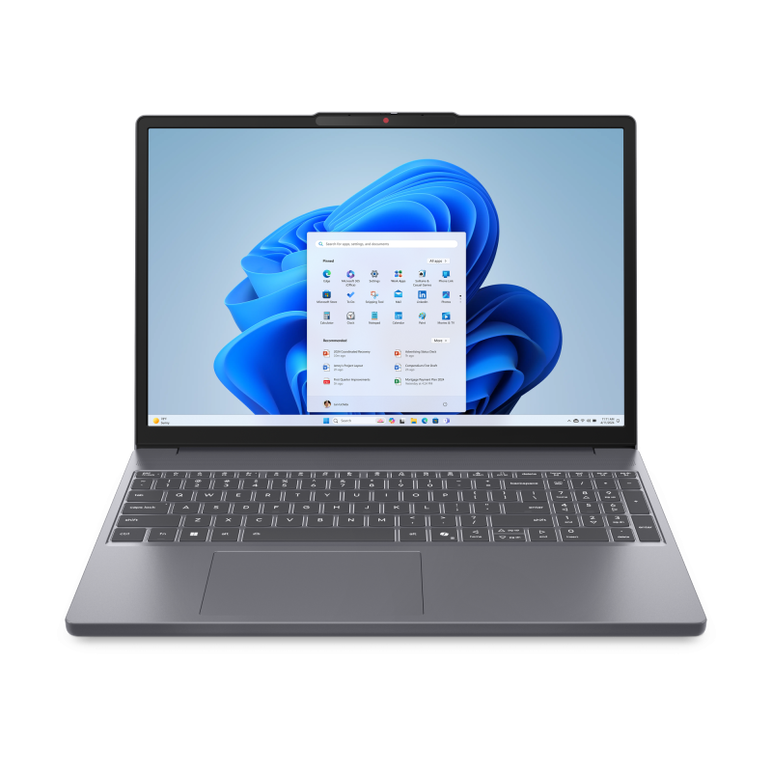 Laptop lenovo ideapad slim 3 15arp10, 15.3" wuxga (1920x1200) ips 300nits anti-glare, 45% ntsc, 60hz, amd ryzen™ 5 150 (6c / 12t, 3.3 / 4.55ghz, 3mb l2 / 16mb l3), video integrated amd radeon™ 660m graphics, ram 8gb soldered ddr5-4800 + 8gb sodimm ddr5-48,  Laptopuri | electropc.ro