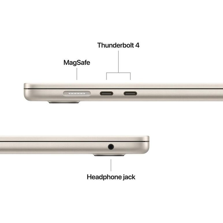 Macbook air 15.3" retina/apple m5 (cpu 10-core, gpu 10-core, neuralengine16-core)/32gb/512gb - starlight - int kb (no adapter) - 2026 (cto from mdvd4ro/a),  Laptopuri | electropc.ro