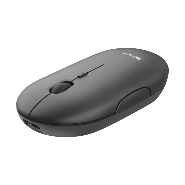 Mouse trust puck, rechargeable bluetooth, negru,  Mouse | electropc.ro