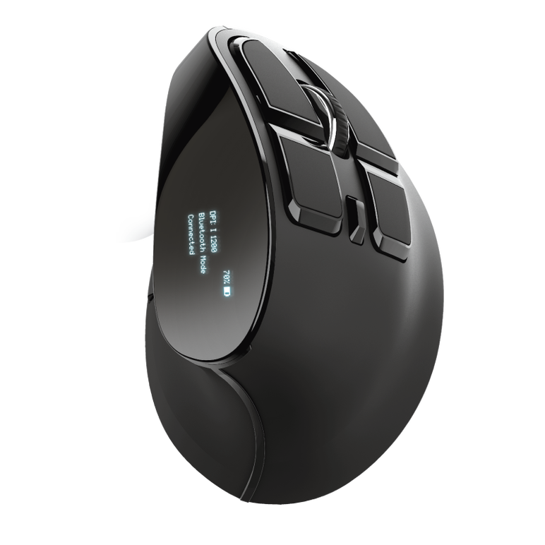 Mouse trust voxx, rechargeable ergonomic wireless, negru,  Mouse | electropc.ro