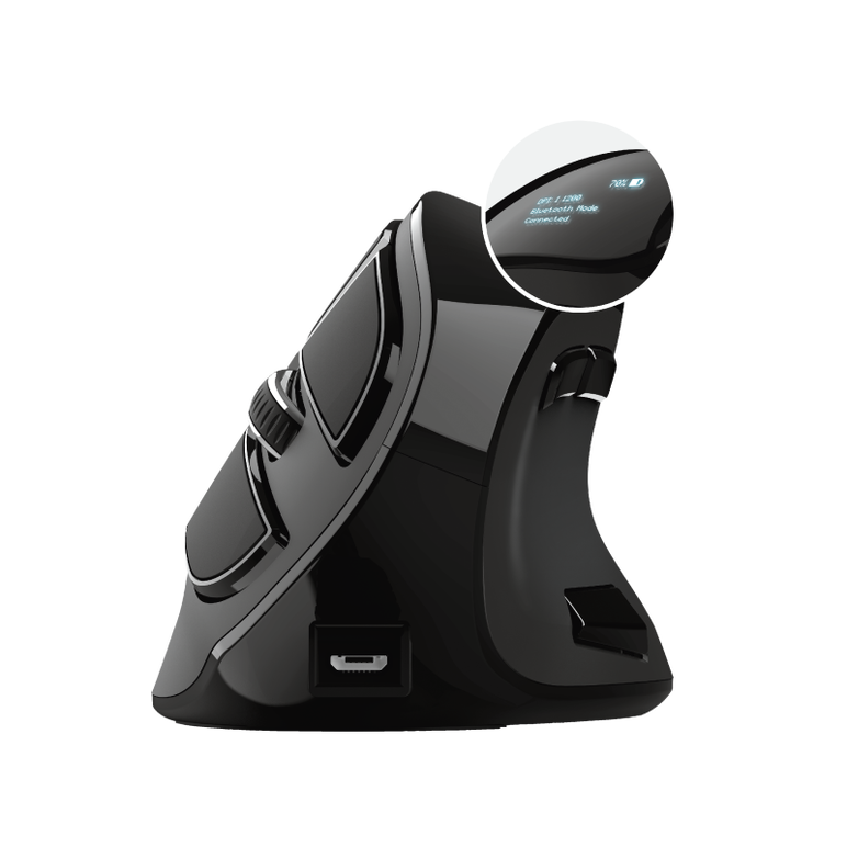Mouse trust voxx, rechargeable ergonomic wireless, negru,  Mouse | electropc.ro