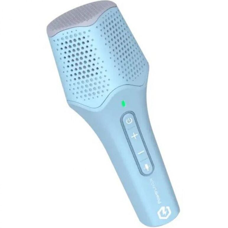 Powerlocus set boxa portabila aero bluetooth cu microfon wireless albastru (waterproof),  Instrumente muzicale de jucarie | electropc.ro