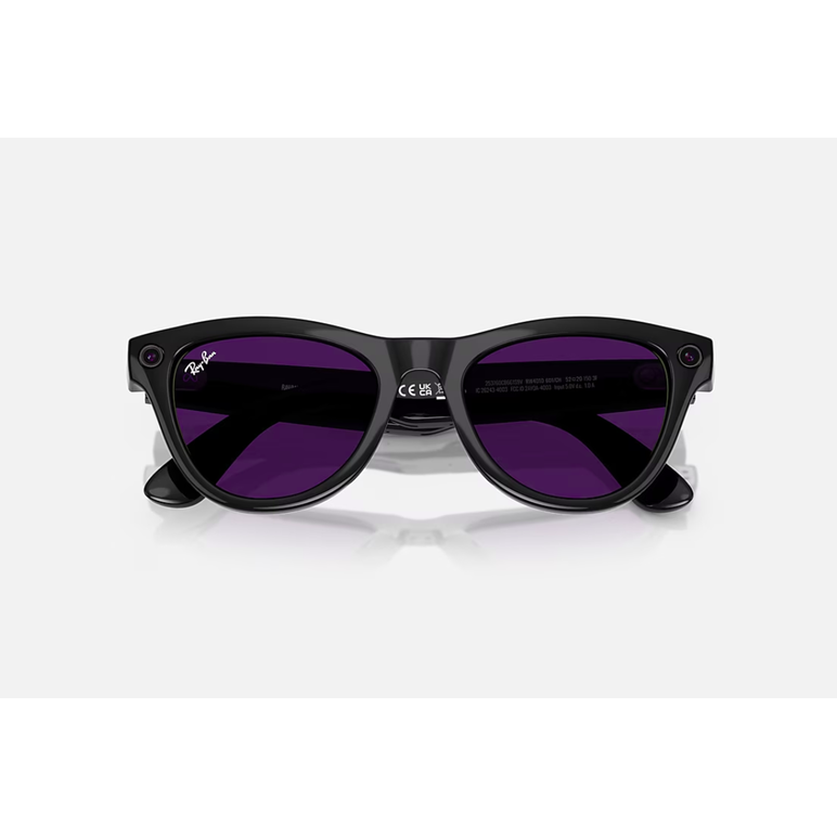 Ray-ban meta skyler ai glasses shiny black/transitions amethyst,  Gadgeturi | electropc.ro