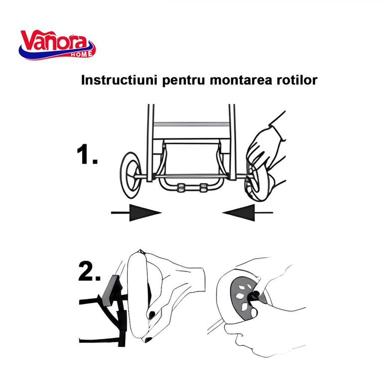 Troler de cumparaturi smart,35l,albastru,  Altele | electropc.ro