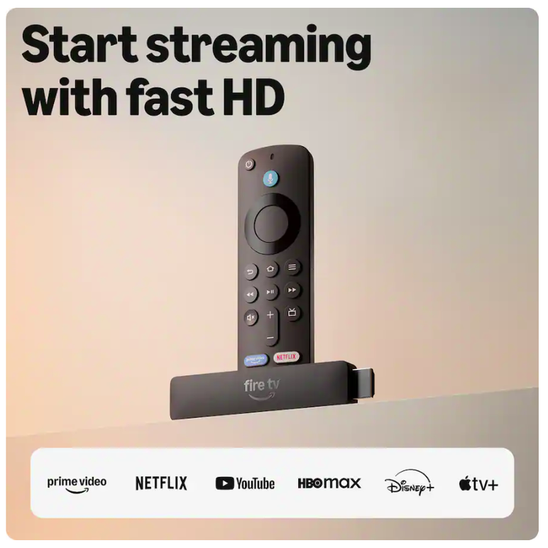 Amazon fire tv stick hd streaming device 8gb - wifi 6 - 3rd gen,  Mediaplayere | electropc.ro