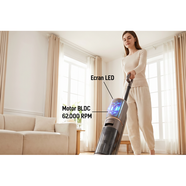 Aspirator vertical cu funcție spălare heinner aquafusionpro hsfw- pb160drybk,  Aspiratoare | electropc.ro
