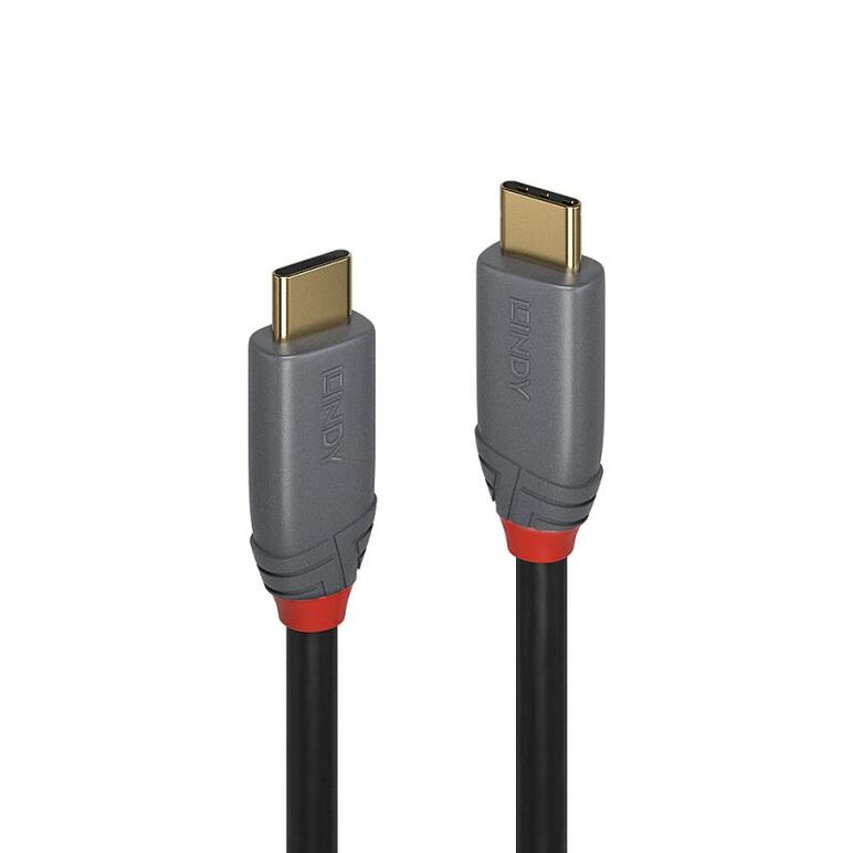 Cablu lindy  usb 3.2 type-c to type-c (tata - tata), lungime 5m, supported bandwidth: 10gbps, 100w pd, anthra line,  Cabluri periferice | electropc.ro