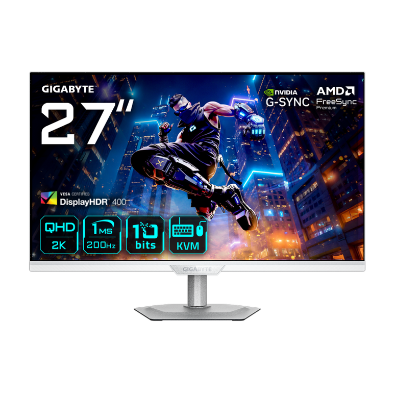 Gigabyte m27q2 qd ice. display diagonal: 68.6 cm (27"), display resolution: 2560 x 1440 pixels, hd type: quad hd, display technology: led, response time: 1 ms, native aspect ratio: 16:9, viewing angle, horizontal: 178°, viewing angle, vertical: 178°. buil,  Monitoare LED | electropc.ro