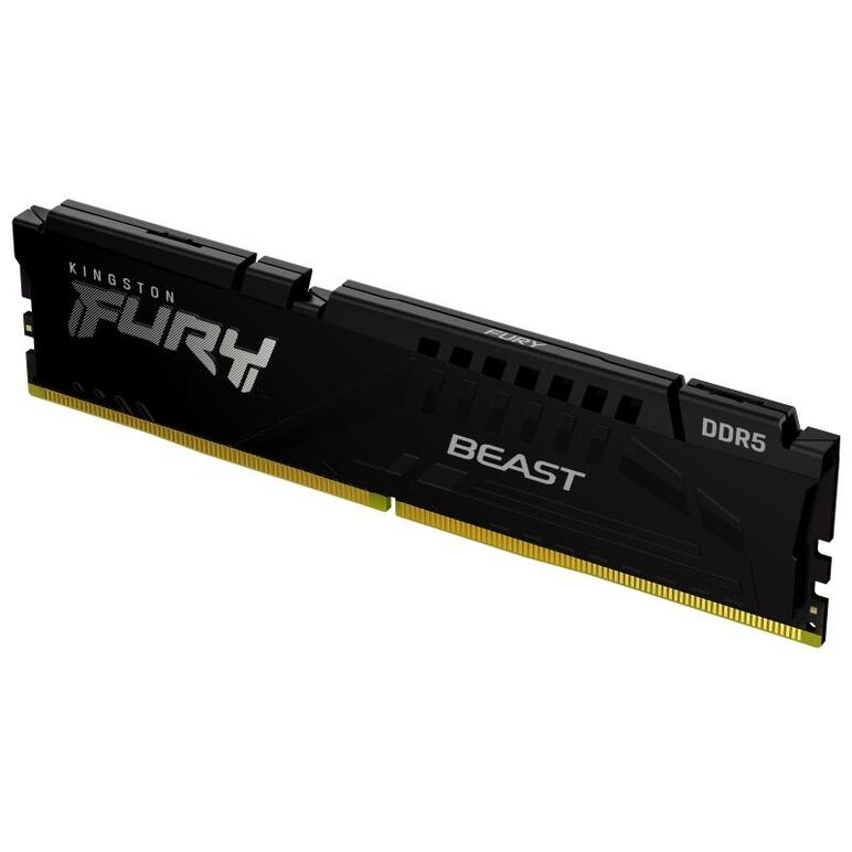 Memorie ram kingston ddr5 32gb 5200mhz cl 40 1.25v fury beast black,  Memorii RAM Desktop | electropc.ro