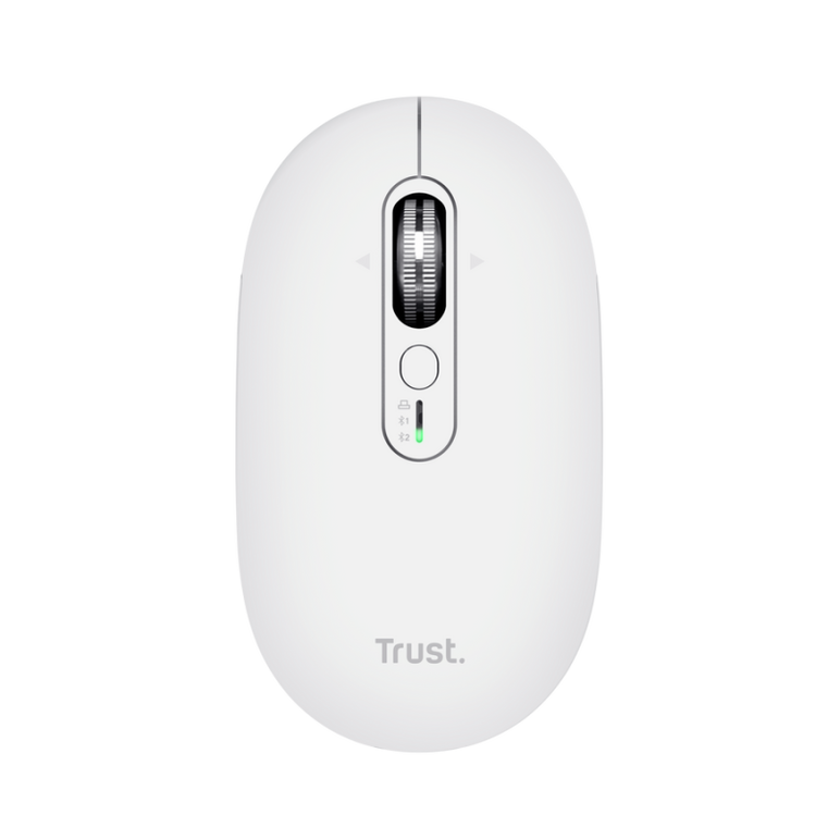 Mouse wireless trust seron hyperscroll, 7 butoane, rezolutie maxima 3200 dpi, alb,  Mouse | electropc.ro