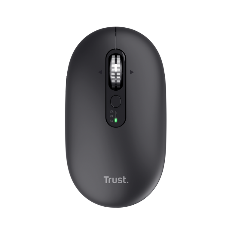 Mouse wireless trust seron hyperscroll, 7 butoane, rezolutie maxima 3200 dpi, negru,  Mouse | electropc.ro