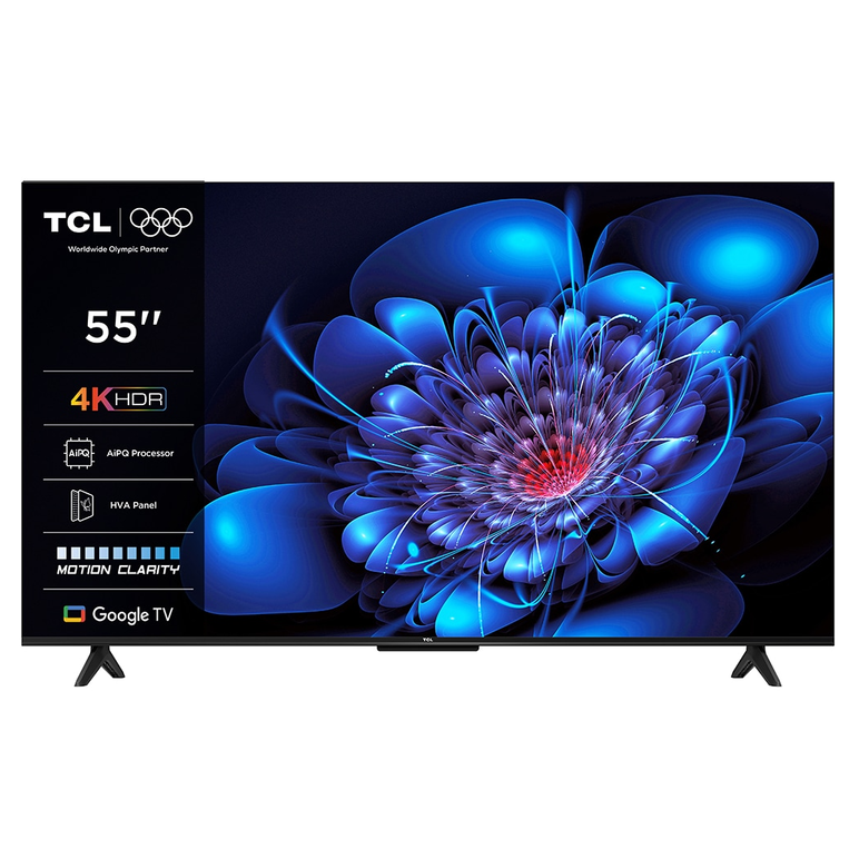 Televizor tcl led 55p69k, 139 cm, smart google tv, 4k, clasa e,  Televizoare | electropc.ro