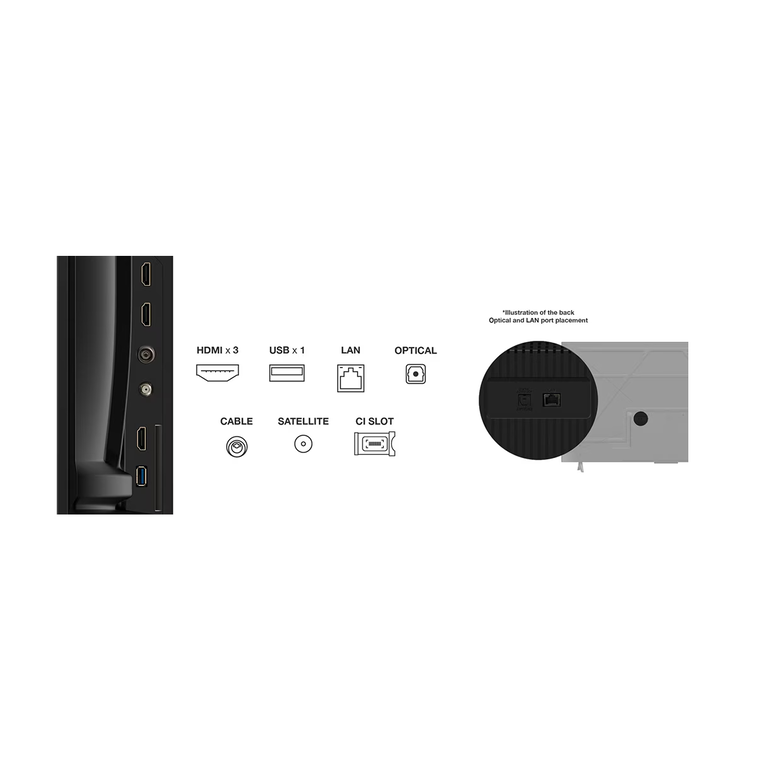 Televizor tcl led 55p69k, 139 cm, smart google tv, 4k, clasa e,  Televizoare | electropc.ro