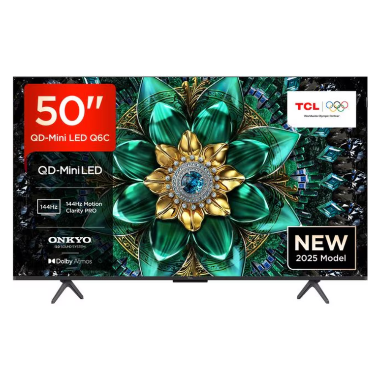 Televizor tcl mini led 50q6c, 126 cm, smart google tv, 4k ultra hd, (model 2025),  Televizoare | electropc.ro
