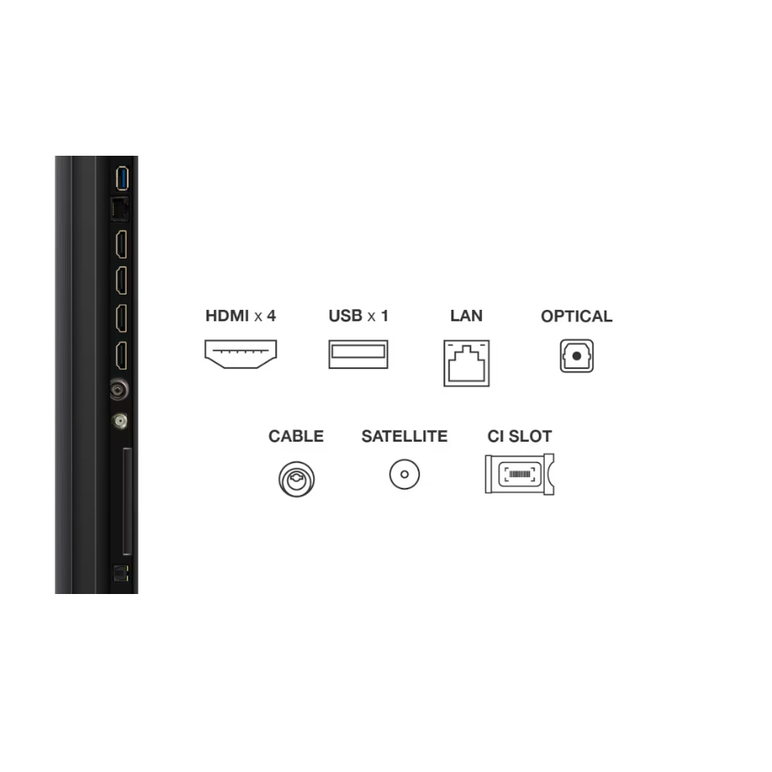 Televizor tcl mini led 50q6c, 126 cm, smart google tv, 4k ultra hd, (model 2025),  Televizoare | electropc.ro