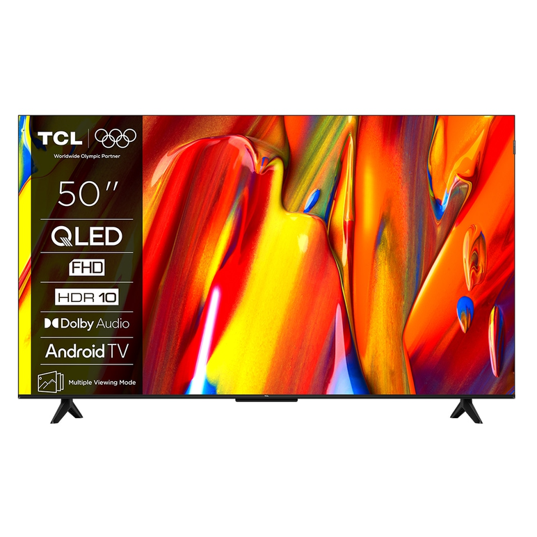 Televizor tcl qled 50s59k, 126 cm, smart android tv, 60 hz, clasa e,  Televizoare | electropc.ro