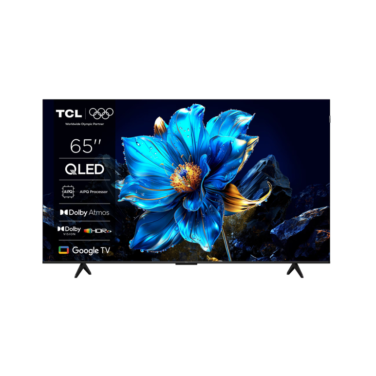 Televizor tcl qled 65p7k, 164 cm, smart google tv, 4k, clasa f,  Televizoare | electropc.ro