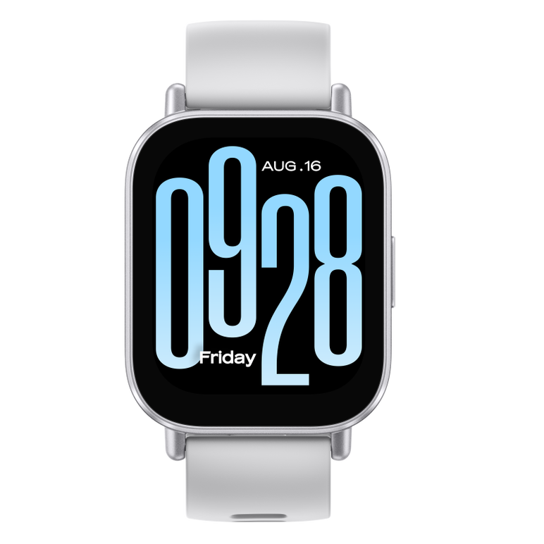 Xiaomi redmi watch 5 active. display diagonal: 5.08 cm (2"), display technology: lcd, display resolution: 320 x 385 pixels, touchscreen. battery capacity: 470 mah. weight: 42.2 g. band material: thermoplastic polyurethane (tpu), band colour: silver,  SmartWatch-uri | electropc.ro