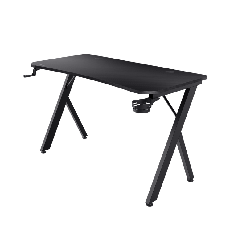 Birou gaming trust gxt 700 omnius, material abs/pc, greutate maxima suportata 150kg, negru,  Birouri gaming | electropc.ro