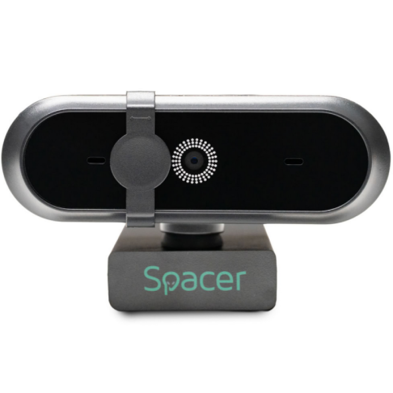 Camera web spacer spwb-camfhd-03, rezolutie video full hd, usb 2.0, negru,  Camere Web | electropc.ro