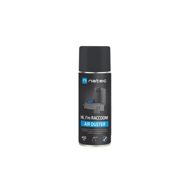 Compressed air duster natec raccoon air 400 ml,  Alte accesorii retea | electropc.ro