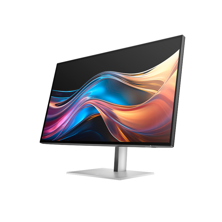 Monitor 27" hp series 7 pro 727pq, led, ips, qhd 2560x1440, 16:9, 4- sided borderless, 5 ms, 400 cd/m², 2000:1 static, 178°/178°, 3x usb type-a 10gbps/ 1x dp 1.4/1x dp 1.4 out / 1x hdmi 2.0/ 2x usb type-c 10gbps, swivel: ±45°; tilt: -5 to +20°; pivot rota,  Monitoare LED | electropc.ro