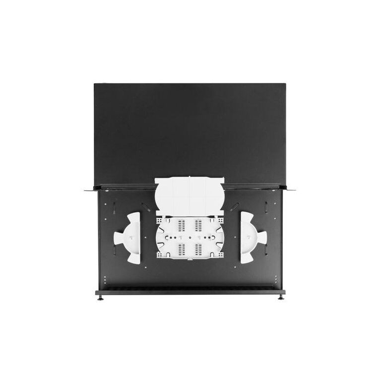Patch panel fibră rack 19" 1u  12x sc simplex / 12x lc duplex, negru + accesorii,  Alte accesorii retea | electropc.ro