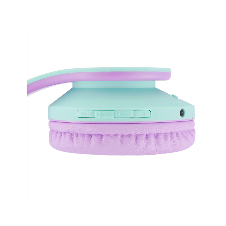 Powerlocus casti pentru copii wireless kidscats purple/teal,  Casti audio | electropc.ro