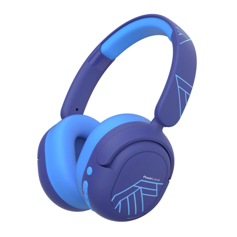 Powerlocus casti pentru copii wireless lion kids blue,  Casti audio | electropc.ro