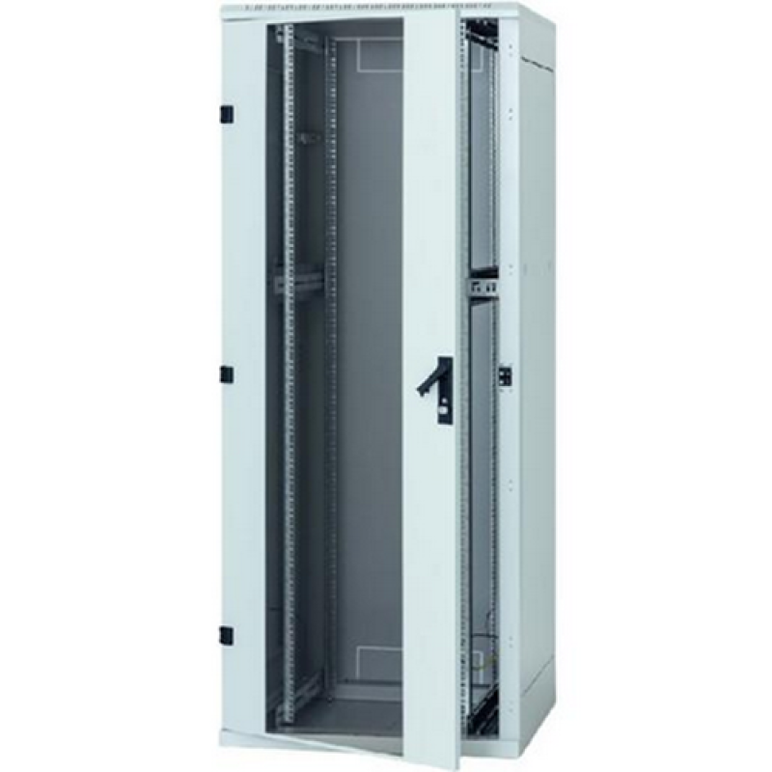 Rack de podea 19 triton 42u 800x1000mm usa fata metal perforat panouri laterale/spate detasabile sectiuni pentru ventilatie activa,sectiuni acces cabluri sus/jos/spate ip20 gri,  Cabinete metalice | electropc.ro