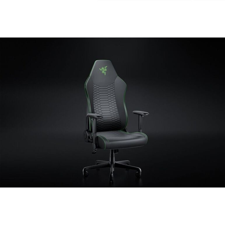 Scaun razer iskur v2 x newgen, tip spuma spumă turnată pu, suport lombar integrat, tetieră reglabilă, cotiere 2d, clasa de ridicare pe gaz 4, negru/verde,  Scaune gaming | electropc.ro