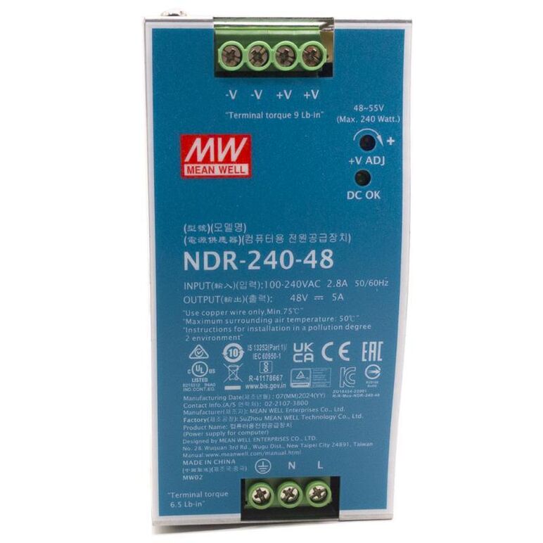 Sursa de alimentare hikvision ndr-240-48; tensiune iesire: 48vdc @5a, tensiune alimentare: 90 ~ 264vac 127 ~ 370vdc @47 ~ 63hz, protectii: supratensiune, supraincalzire; dimensiuni: 63 mm × 125.2 mm × 113.5 mm, greutate: 83g.,  Accesorii | electropc.ro