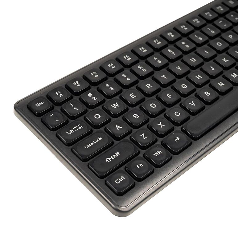 Tastatura spacer cu fir usb, 104 taste, silentioasa, low profile fingertip keycap design, negru,  Tastaturi | electropc.ro
