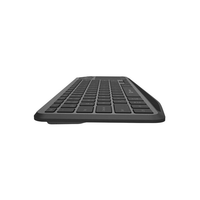 Tastatura wireless natec turbot 2,  material taste abs, numar taste 90, mecanism taste x-scissors, toucpad pentru smart tv inclus, negru,  Tastaturi | electropc.ro