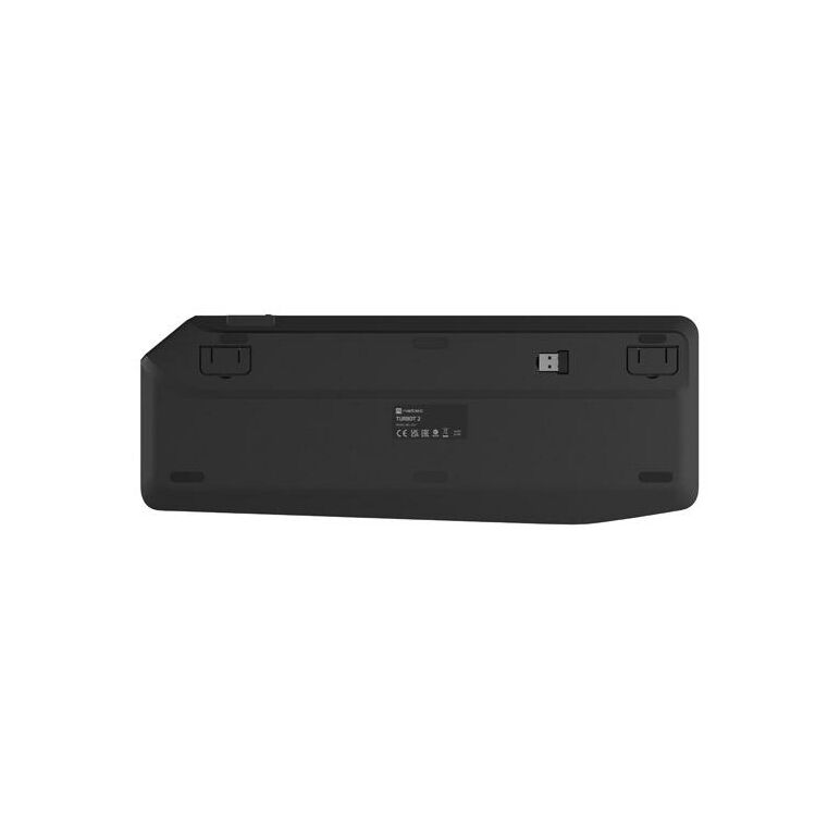 Tastatura wireless natec turbot 2,  material taste abs, numar taste 90, mecanism taste x-scissors, toucpad pentru smart tv inclus, negru,  Tastaturi | electropc.ro