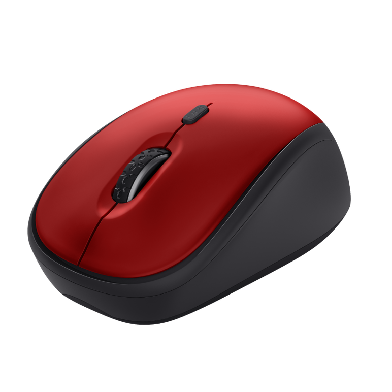 Trust yvi+. form factor: right-hand. movement detection technology: optical, device interface: rf wireless, movement resolution: 1600 dpi, buttons type: pressed buttons, buttons quantity: 4, scroll type: wheel. power source: batteries. product colour: bla,  Mouse | electropc.ro