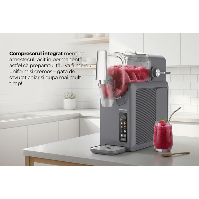 Aparat de făcut graniță 6 în 1 heinner freezefun hslm-dw26dgrey,  Aparate de facut inghetata | electropc.ro